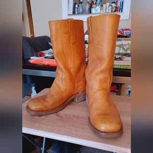 Landi's vintage cowboy boots real leather size 11